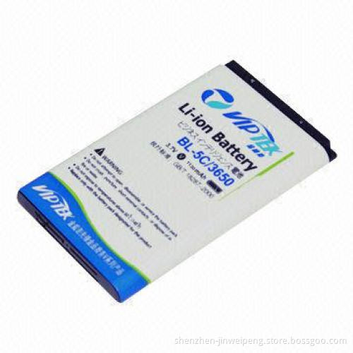 Mobile Phone Battery with 1130mAh Capacity and 3.7V Voltage